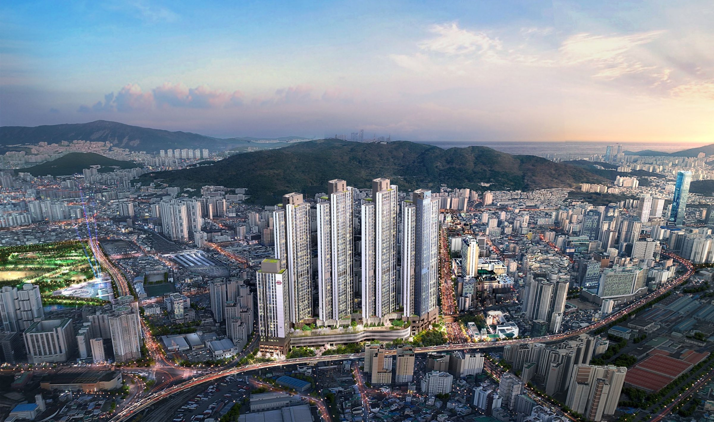 서면 어반센트 데시앙 조감도